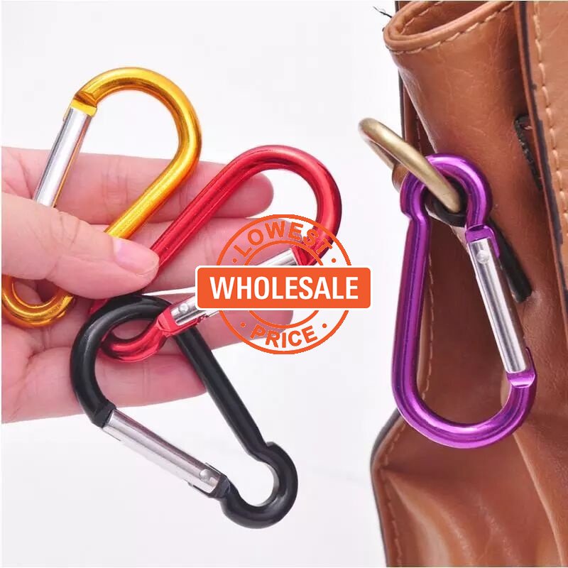 [Harga Grosir] 1pc Gesper Klip Pengaman Anti Hilang Ransel Logam Gesper Gantung Bentuk Labu Kancing Snap Kait Ketel Air Keys Carabiner Untuk Mendaki Bersepeda Perjalanan