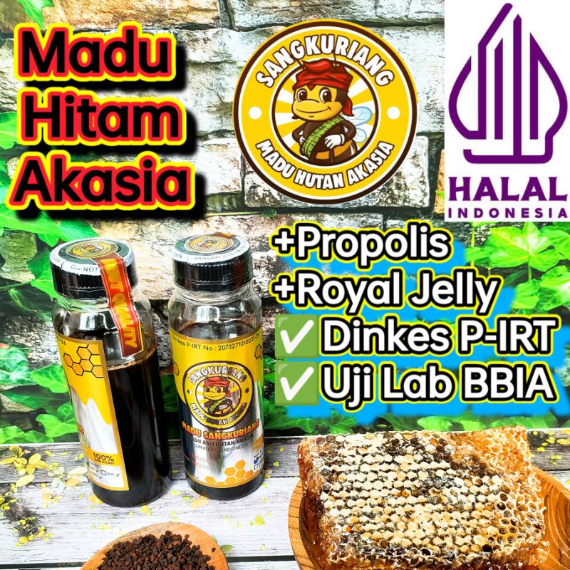 

Madu Murni Asli Mentah Nektar Akasia 250 gram "Madu Sangkuriang" (Uji Lab + Perizinan Lengkap) - Raw Honey