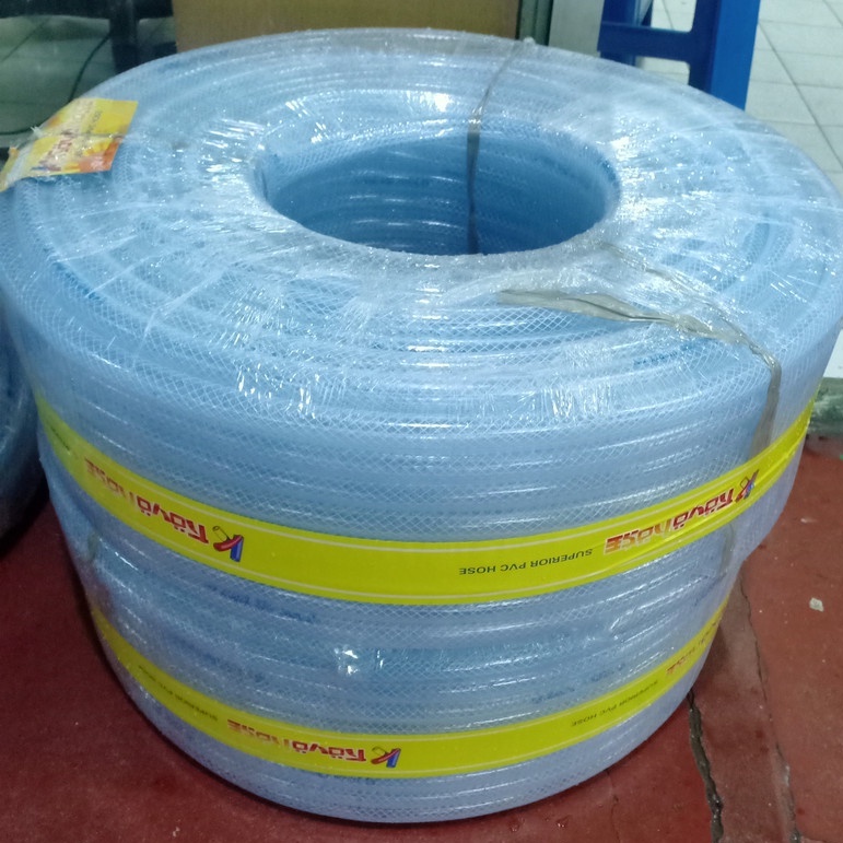 SELANG AIR SERAT BENANG MERK KOYOHOSE 1 1/4" INCH JUAL ECERAN ( HARGA PERMETER ) TEBAL ROLL AIR