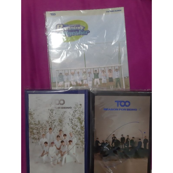 album only too to1 running toogether reason for being rfb chan j.you donggeon kyungho jaeyun jisu wo