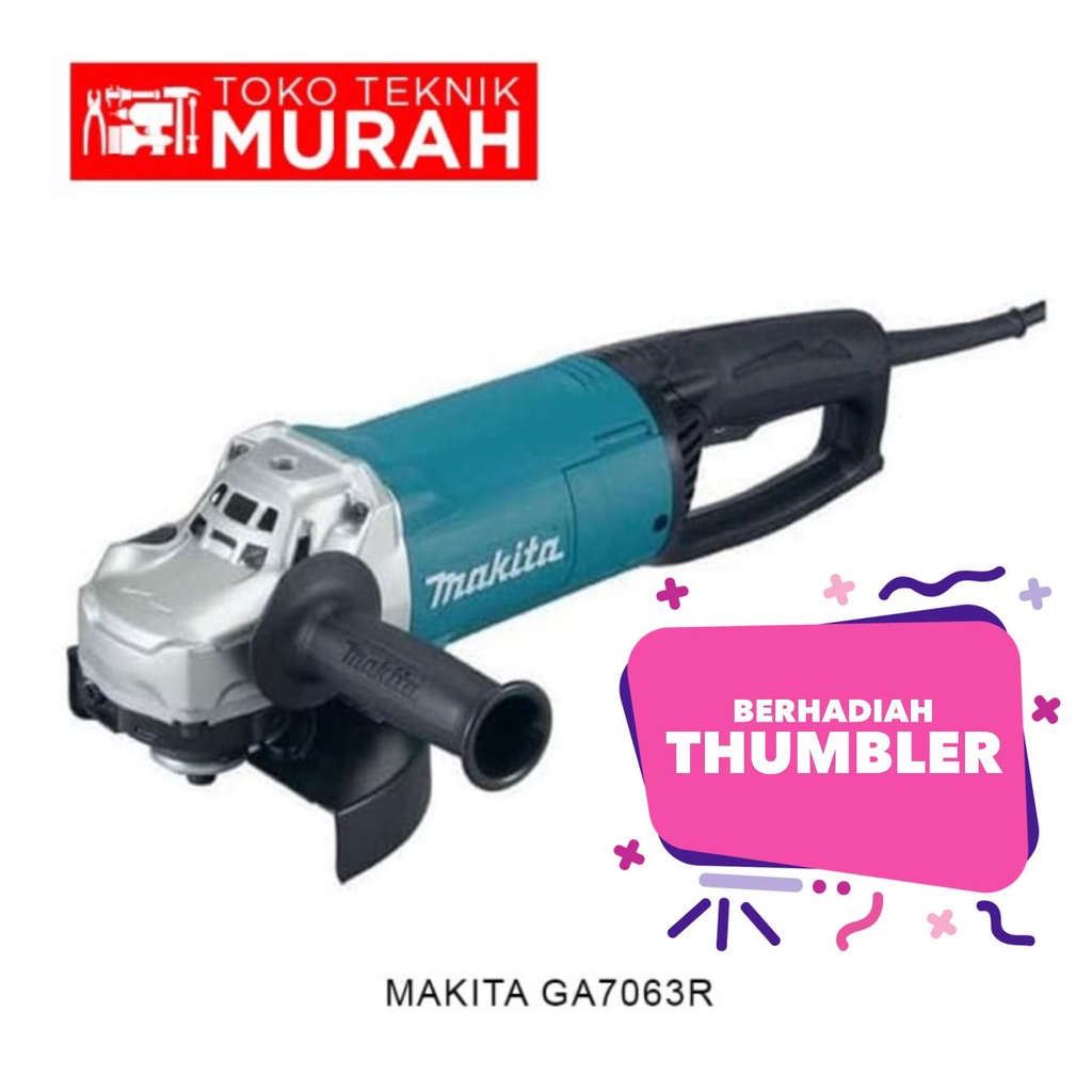 Makita GA7063R Gerinda 7 Inch Super Joint System II Angel Grinder GA 7063 R 7”