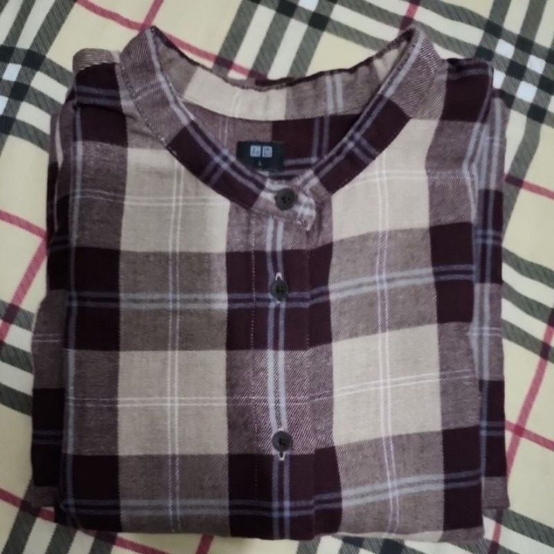Preloved Dress Flanel Uniqlo