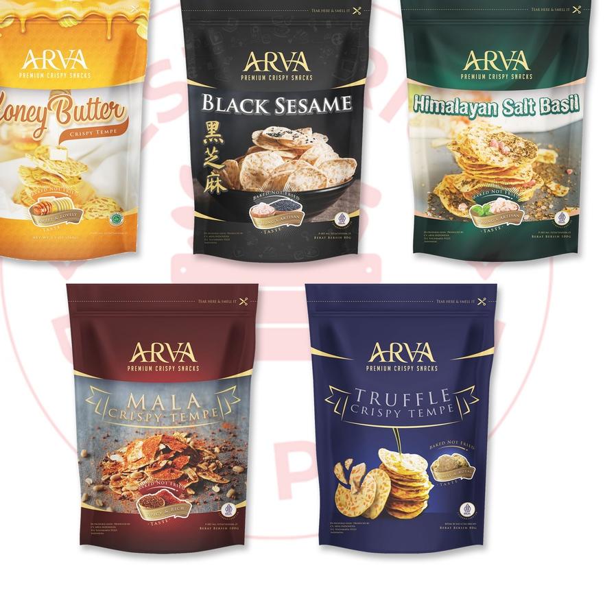 

TR6✷ ARVA - SEMUA VARIAN CRISPY TEMPE SNACK - 80/100 GR (PREMIUM & HALAL) TOP PRODUK