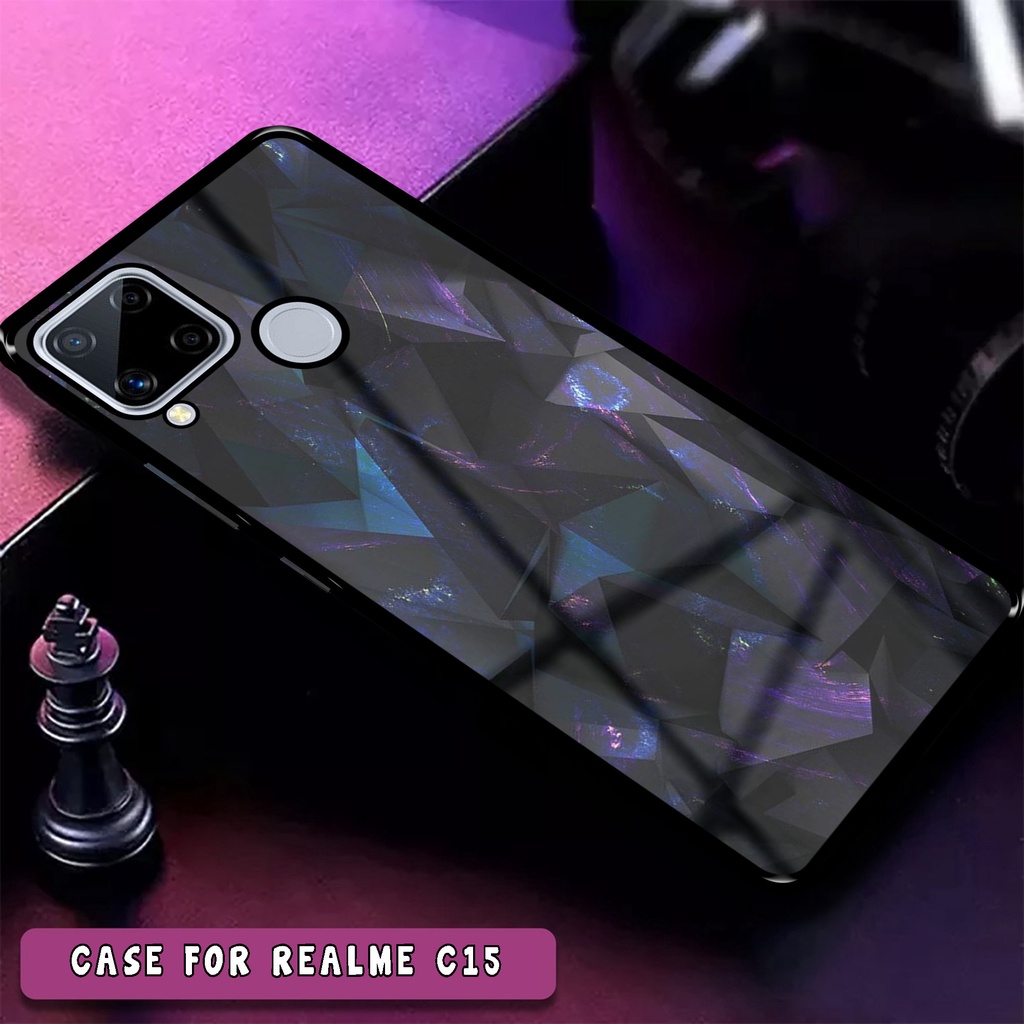 Case REALME C15 - Casing REALME C15 [ ABSTRAK ] Silikon REALME C15 - Case Hp - Case Mewah - Cassing 