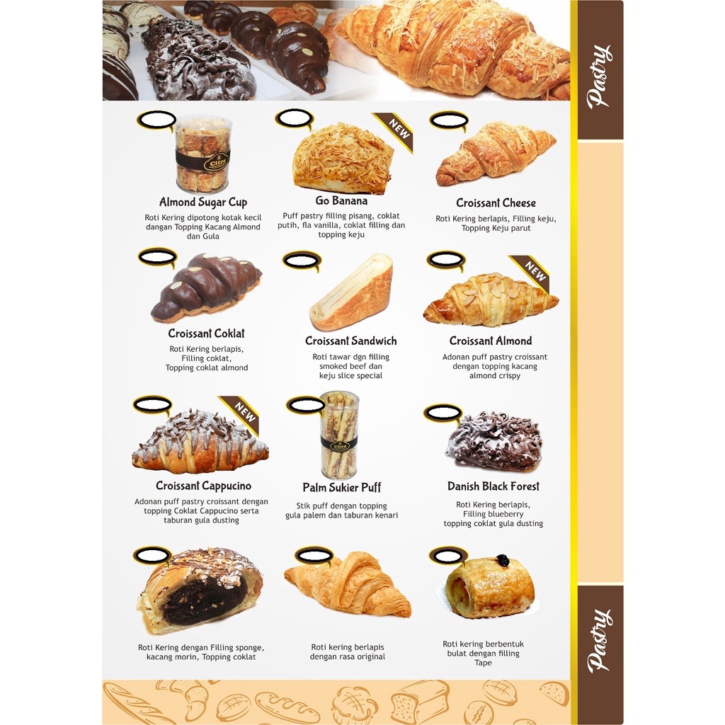 

KUE PASTRY & CROISSANT - CITRA KENDEDES