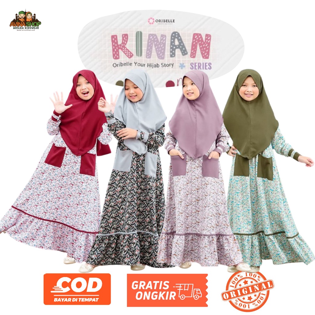 Gamis Anak, remaja, Dewasa KINAN BY ORIBELLE Kids