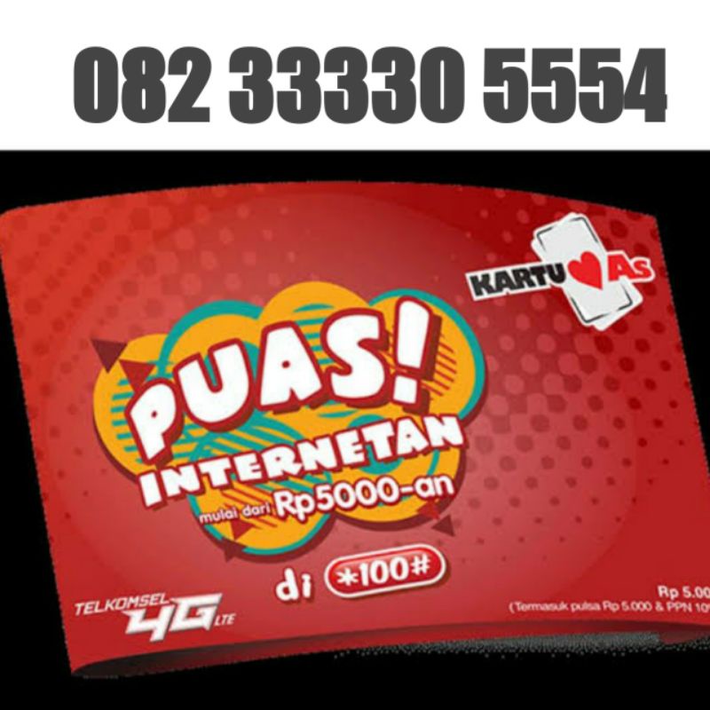 Nomor Cantik Telkomsel AS Double Triple