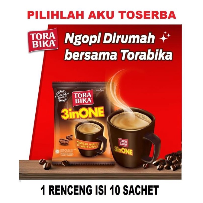 

Torabika Kopi 3 in 1 renceng 20gr (HARGA 1 DUS ISI 12 RENCENG)
