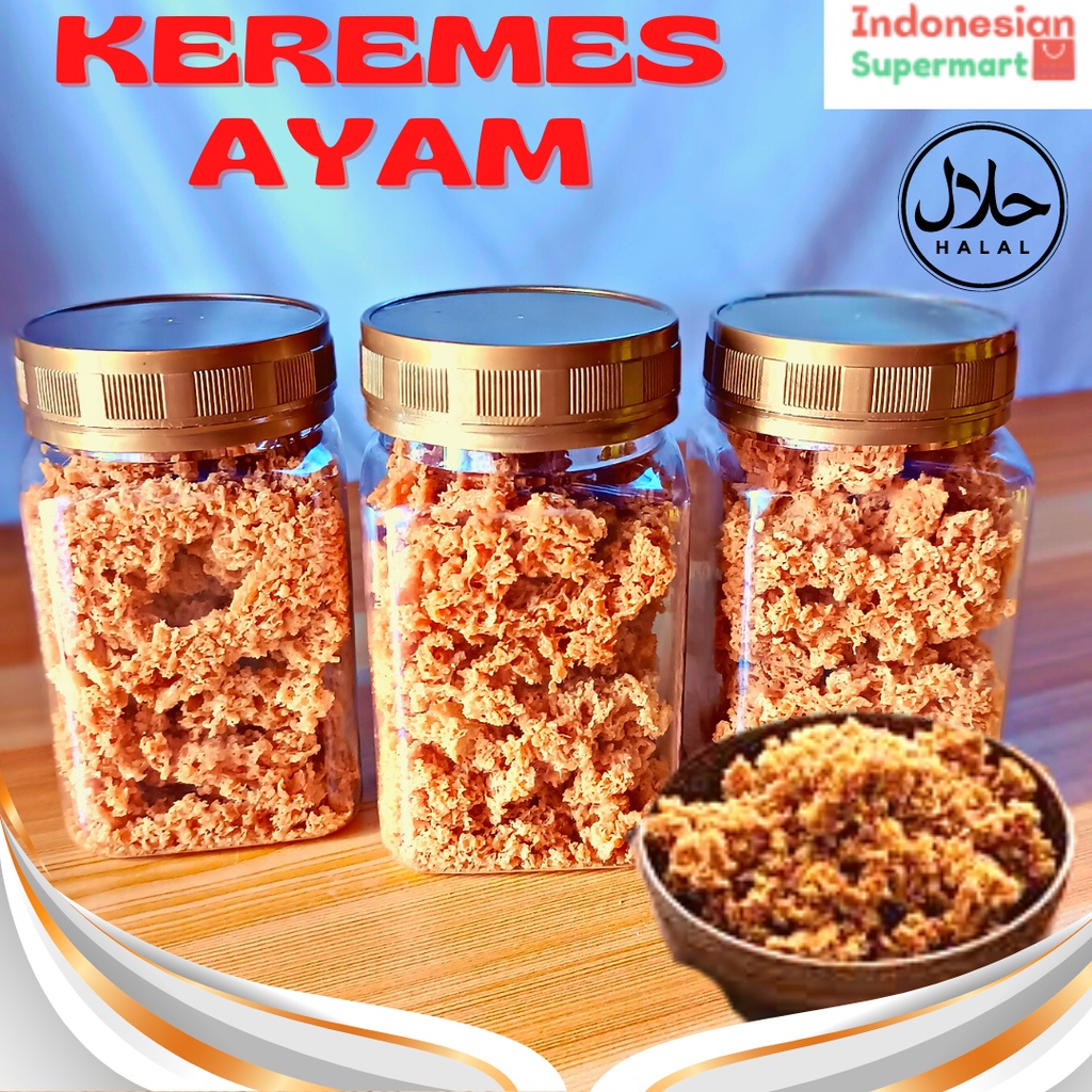 

Keremesan Ayam Asli Gurih Super Renyah– 100gr