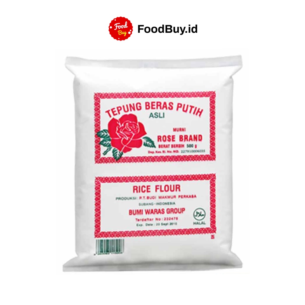 

Tepung Beras Putih Rose Brand 500 gr