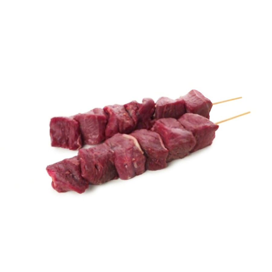 

Raw AUS Tenderloin Satay / Sate Sapi Has Dalam Mentah 10pcs 200gr