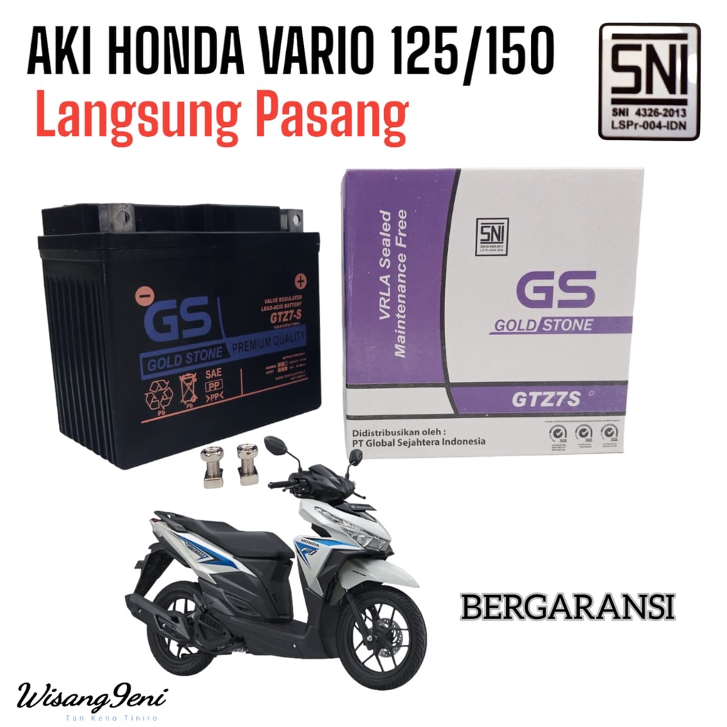 Jual Aki motor Honda Vario 125/150/PCX 125/150/CBR 150/Satria FU GS