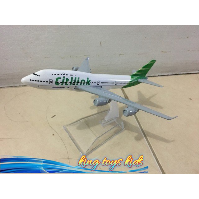 LARIS / Miniatur Diecast Pesawat Terbang CITILINK Bahan Besi