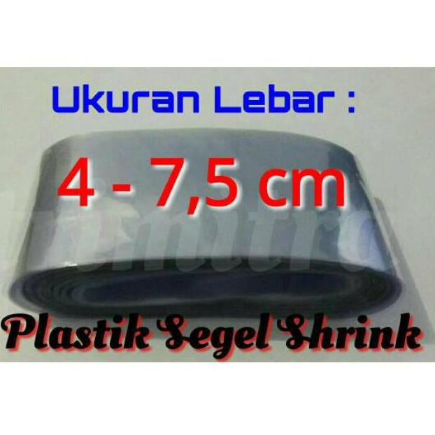 

か Plastik Segel Shrink Film Bening Transparan Ukuran 4 - 7,5 cm ェ