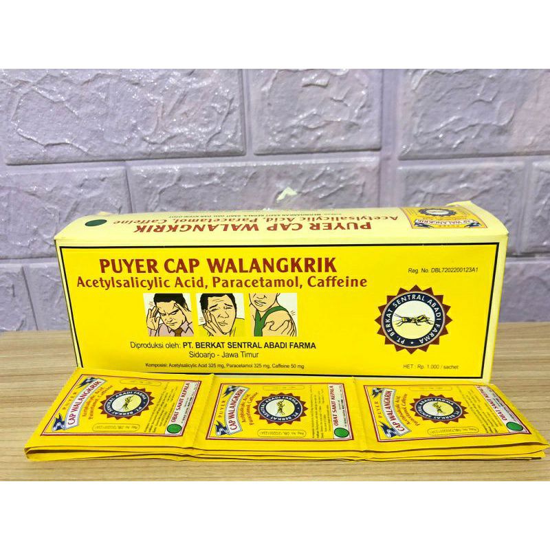 

Puyer Cap WALANGKRIK SACHET / ECER