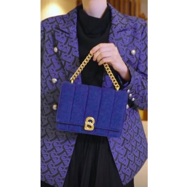 Nora Bag Denim Buttonscraves