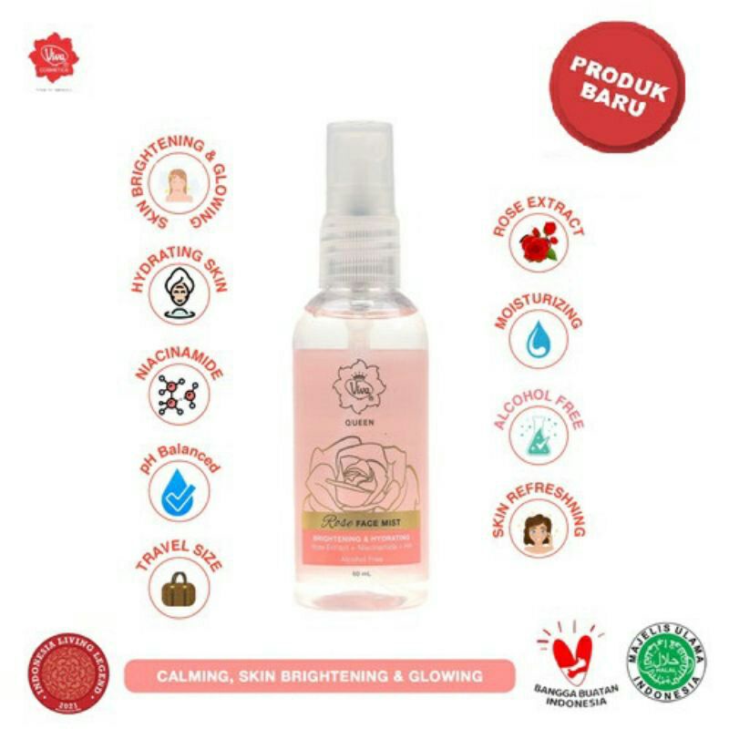 [TERBARU!!!] Viva Rose Face Mist