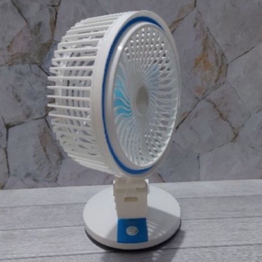 PROMO!!! KIPAS ANGIN MEJA/FOLDING FAN FLECO F-2018 ANGIN KENCANG RECHARGEABLE