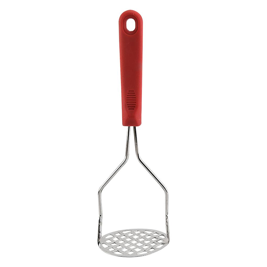 Potato Masher Stainless Fruit Ricer Pegangan Anti Selip Alat Penghancur Kentang Masak Dapur