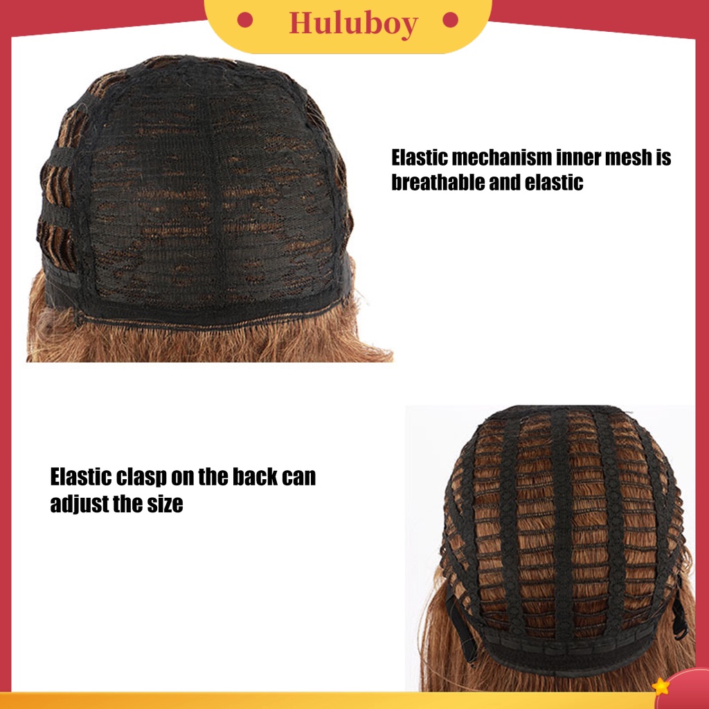 Wig Rambut Palsu Pria Model Pendek Tahan Panas Gaya Rock Untuk Pesta
