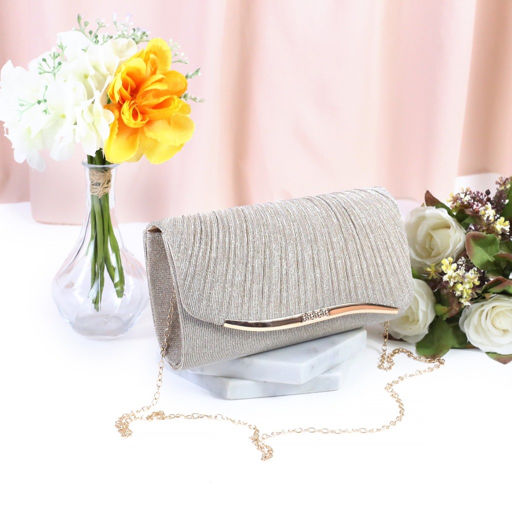 TAS PESTA WANITA CLUTCH BAG MAC 104 HANDBAG HAND BAG WANITA KONDANGAN CLUTCH PESTA PERNIKAHAN BAG LADY GLITER WEDDING PARTY KEKINIAN TERBARU WANITA CEWEK ELEGAN SIMPEL CANTIK