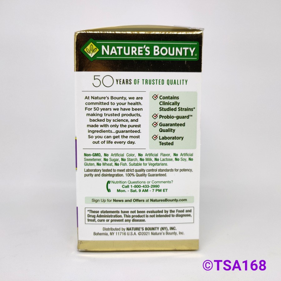 Nature Bounty Probiotic 10 70 cap Healthy Digestive &amp; Immune