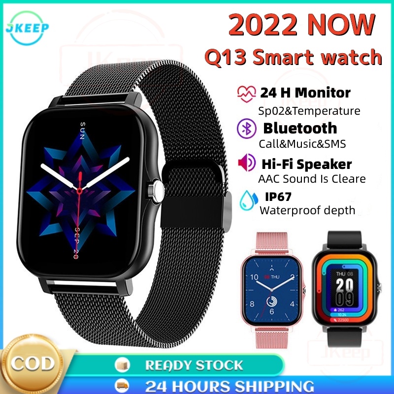 New COD Smartwatch Q13 Watch Women Smart Watch Men 2022 Sport Fitness Watch Heart Rate Monitor