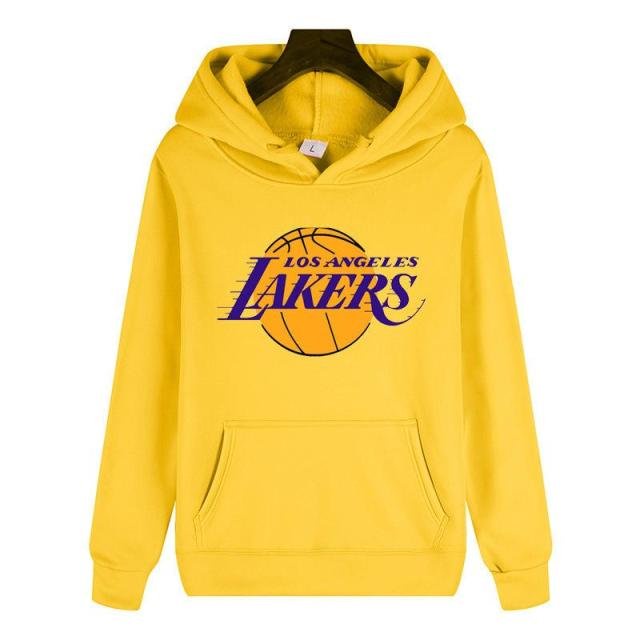 Lakers Jumper Hoodie II  Sweater Hoodie Trendy II Sweter Oblong Topi Sz M - XL ( Pria &amp; Wanita / Anak &amp; Dewasa )