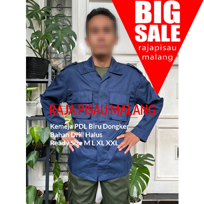 Seragam kemeja Baju PDL biru dongker