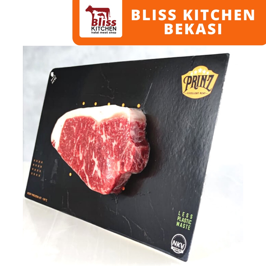 

PRINZ Skin Vacuumed Sumatran Wagyu Beef Sirloin MB6+ 200gr