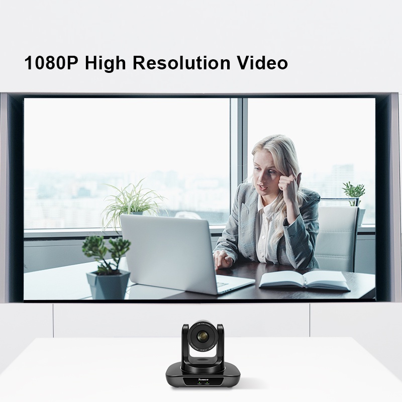 Tenveo UHD1080Pro Optical Zoom PTZ Camera Video Conference Room