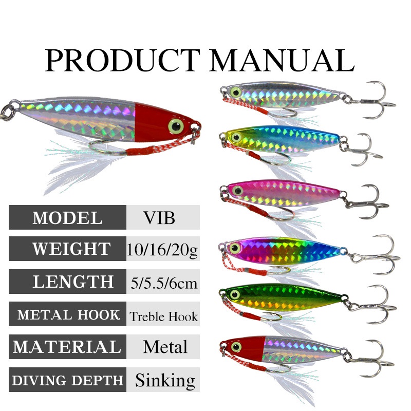 Shengyao 5Pcs/kotak 7g/10g/15g/20g Memancing Jigging Metal Fishing Lure Logam Memimpin Jigging Lure Buatan Laser Jig Tenggelam Umpan