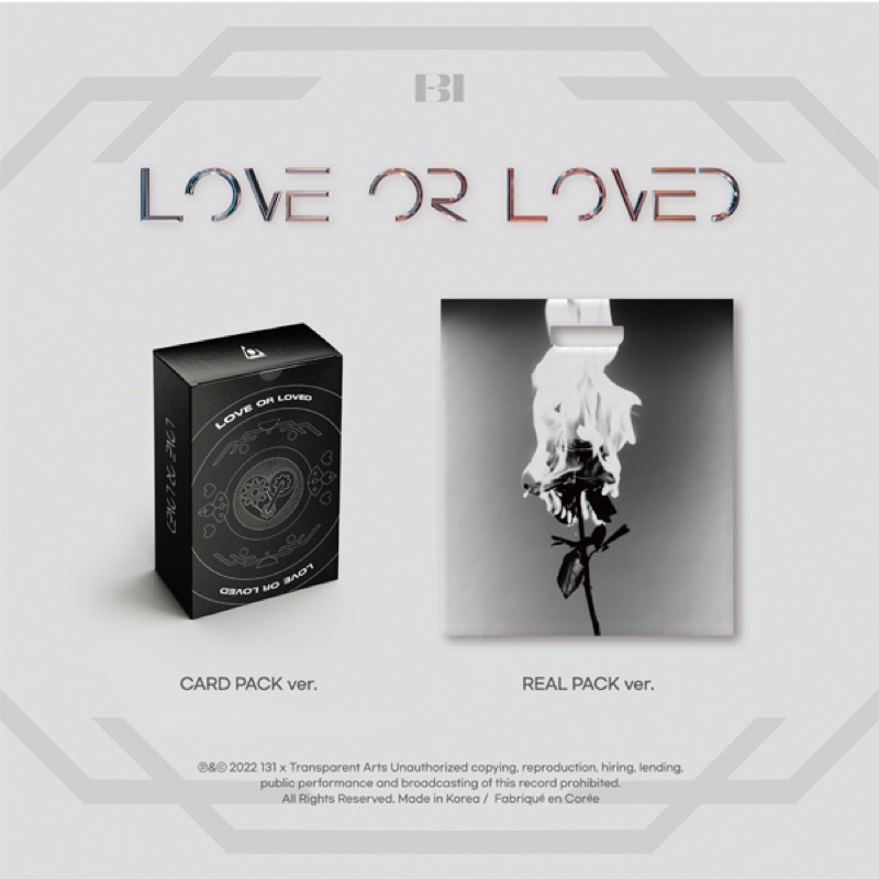 [READY STOCK] B.I HANBIN - Love or Loved Part.1 + Poster (with Tube)