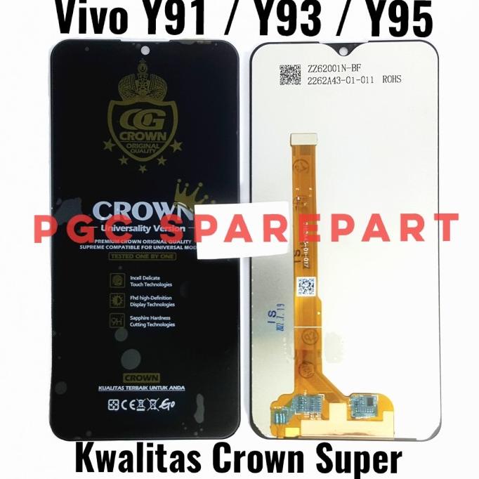 Lcd Touchscreen Fullset Kwalitas Crown Super Vivo Y91 Y93 Y95