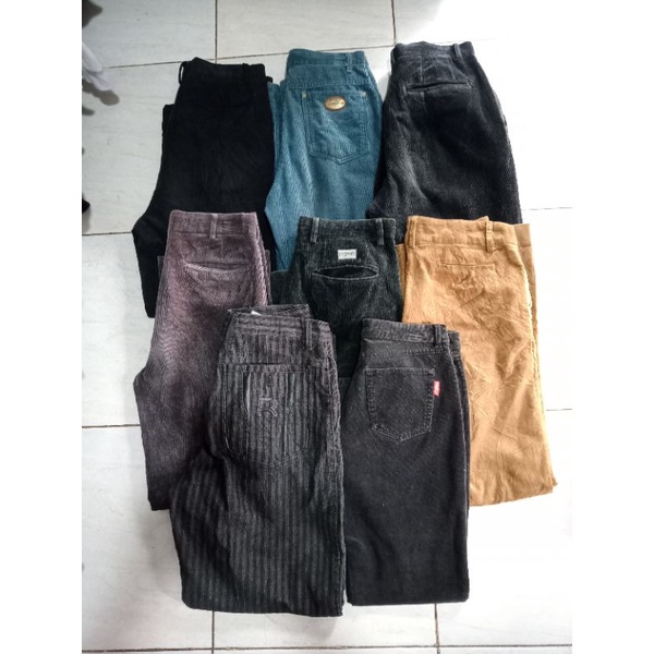paket usaha celana Corduroy 10pcs