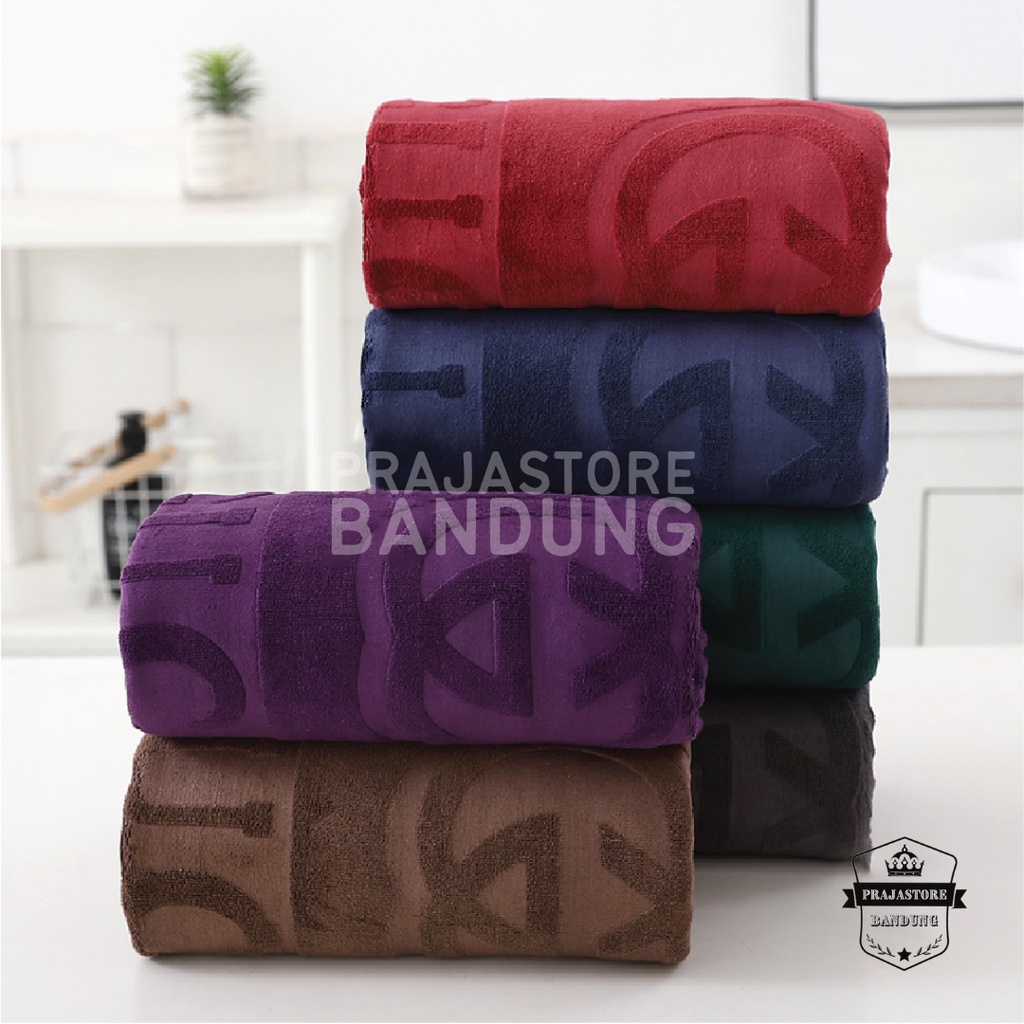 Handuk Mandi Microfiber Dewasa Jumbo 80x160 Super Tebal Lembut Murah - Gucci