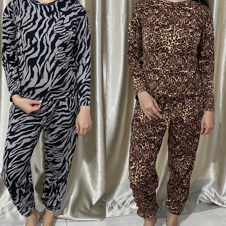 "IL.10De22ᴳ" SS  SET MOTIF / SET ZEBRA / SET MACAN / SETELAN WANITA PRINTING