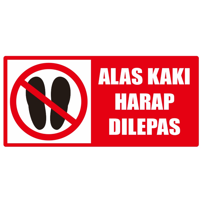 

Stiker Alas Kaki Harap Dilepas Waterproof