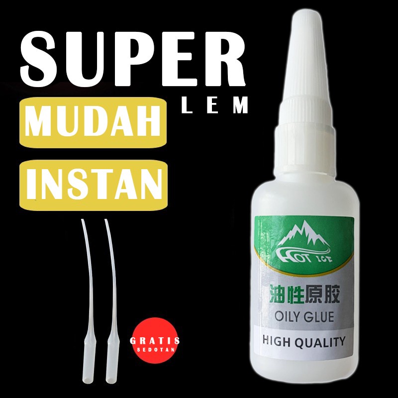 

Oily glue Lem Super Glue Super Perekat Kuat Lem Korea lem multifungsi
