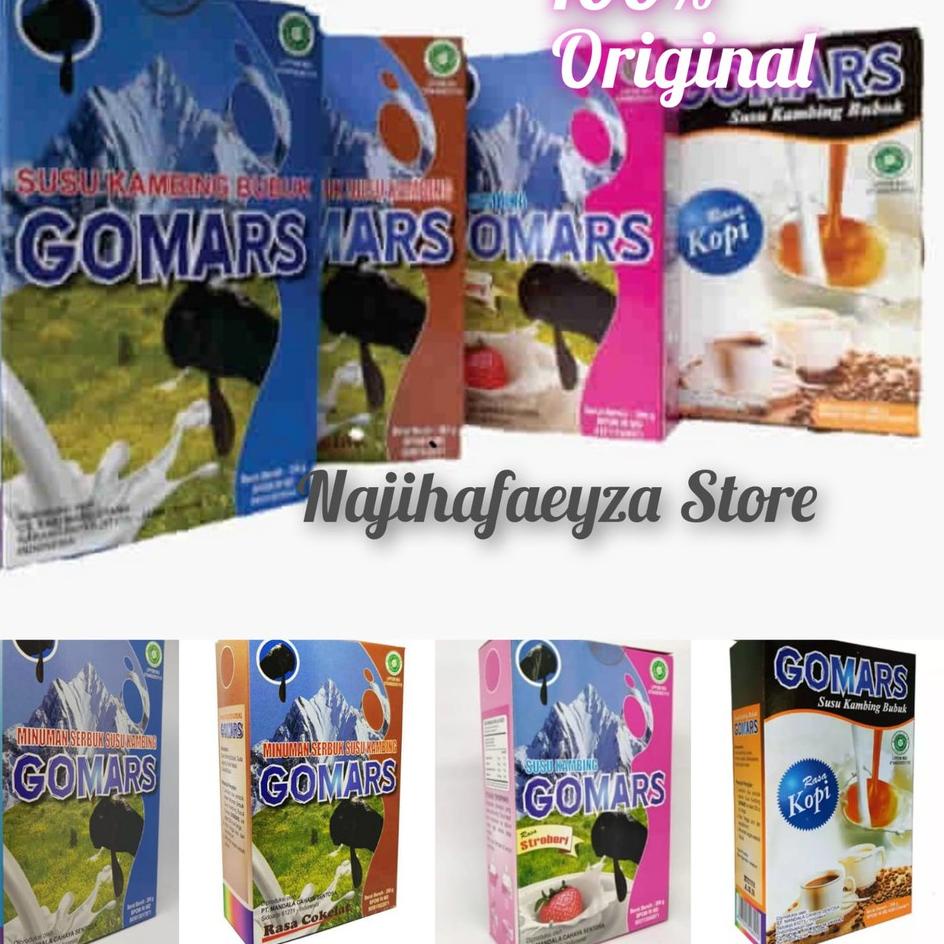 

9.9 BRANDS FESTIVAL GOMARS box 200gram Susu Kambing Etawa Bubuk