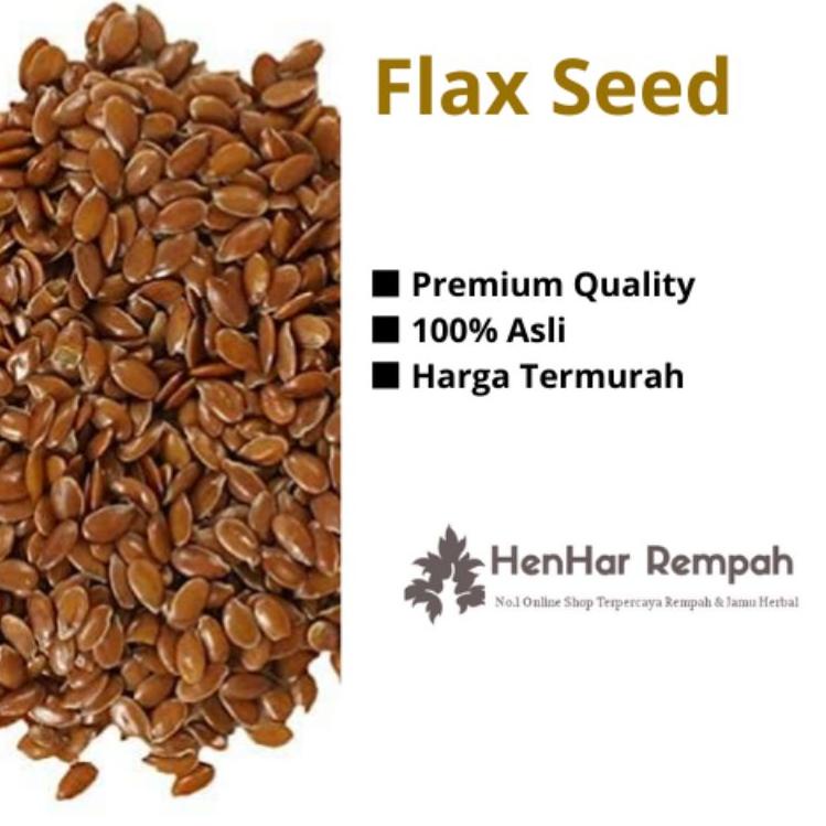 

Stok terbaru [250 gram & 500 gram] Brown Flax Seeds / Biji Rami