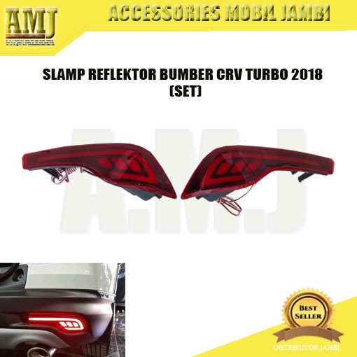 LAMPU REFLEKTOR BUMPER BELAKANG/SLAMP REFLEKTOR BUMPER CRV TURBO 2018