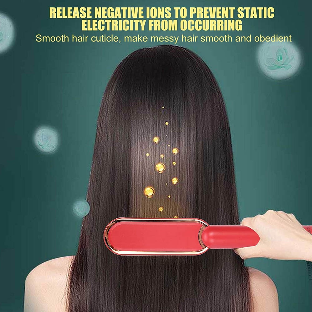 Catokan Sisir Pelurus Rambut Hair Straightener Curler 2 In 1 T909B - Sisir Catok Listrik Curly RambutUntuk Lurus Catokan Pelurus Permanen Catokan Sisir Pelurus Rambut Hair Straightener Curler 2 In 1 T909B - Sisir Catok Listrik Curly Rambut Untuk Lurus Cat