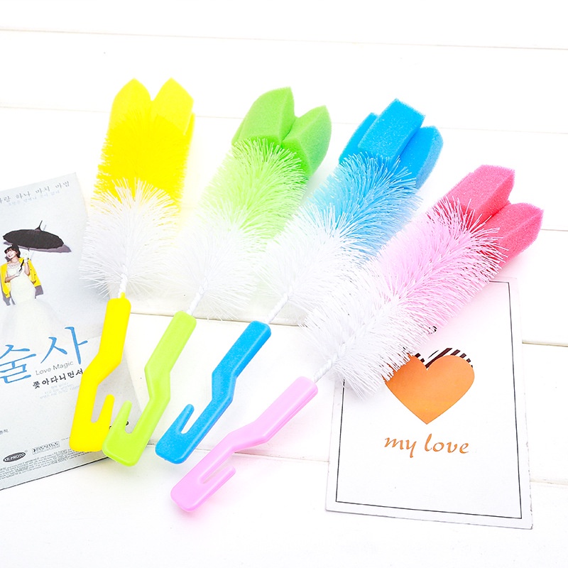 Alibaba1688 Sikat Botol Susu Bayi Pembersih Botol Susu 2 in 1