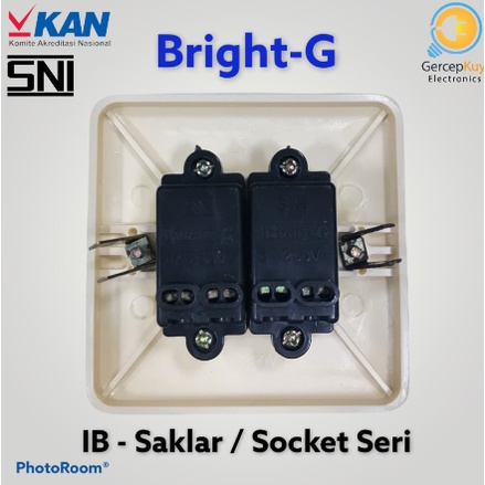 Saklar / Socket Seri Swith IB - Inbow Bright-G / BG 802