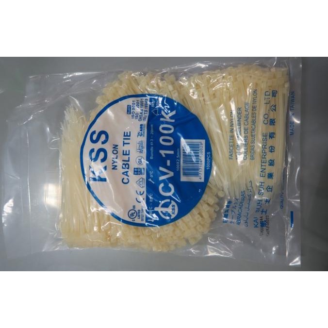 

Kabel Ties KSS CV - 100 isi 1000pcs (putih/ hitam)