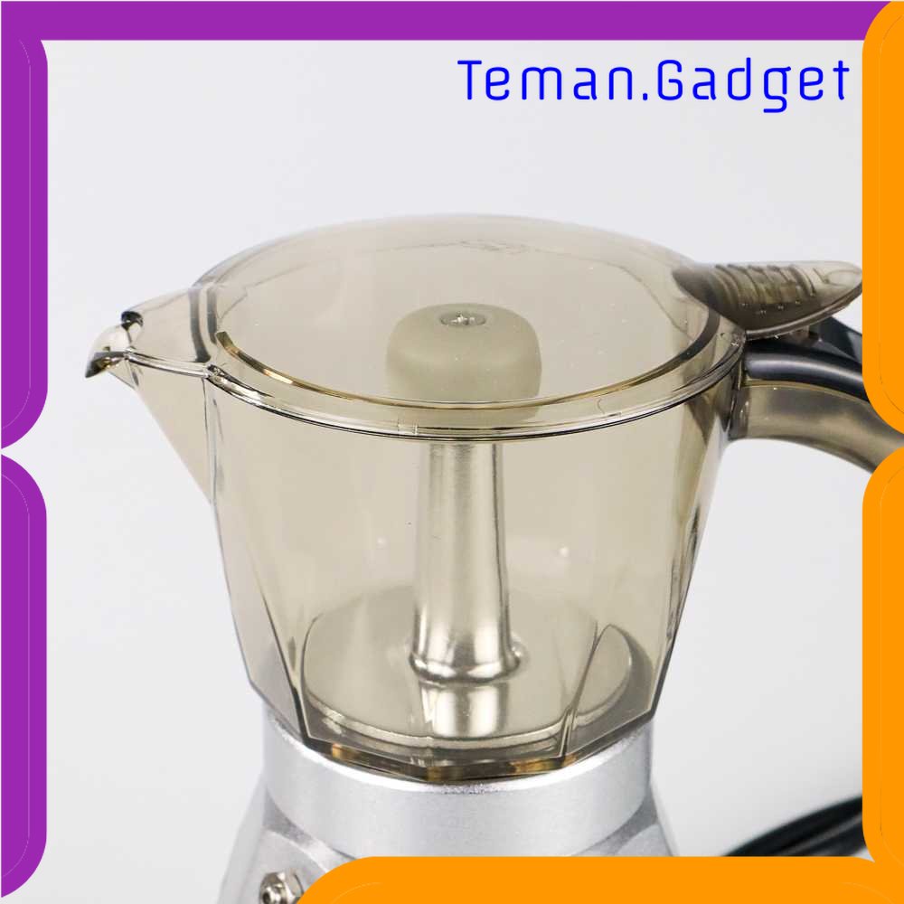 TG - DPR Alloet Espresso Coffee Maker Moka Pot Teko 400W 150ml 3 Cups - MX002