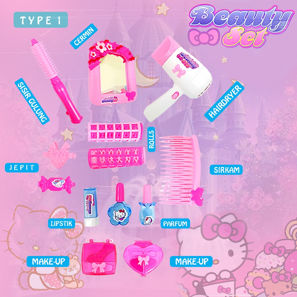 Mainan Anak Alat Make Up/ Make Up Set Toys Karakter 9693