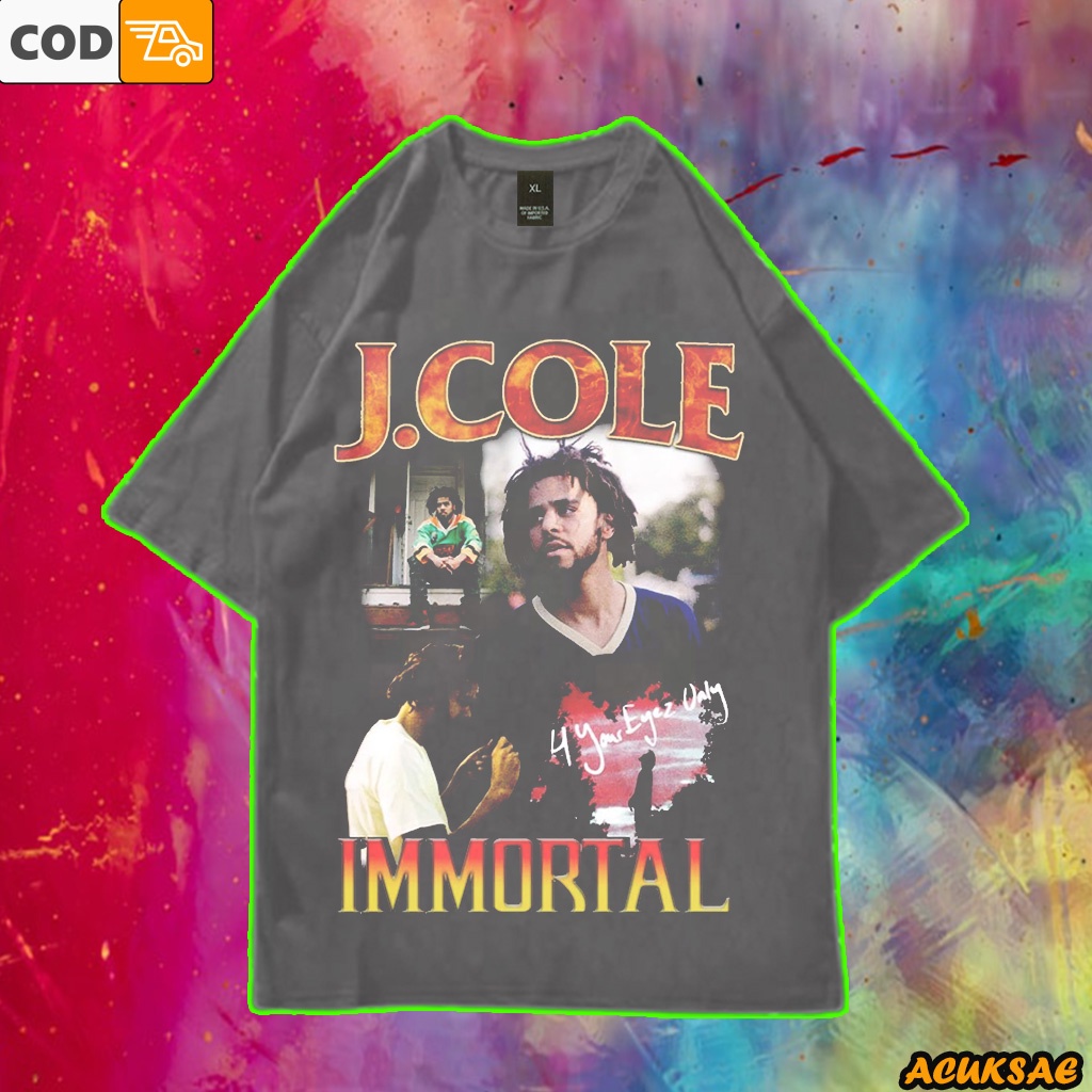 Oversized J. Cole immortal Rapper Unisex T-shirt