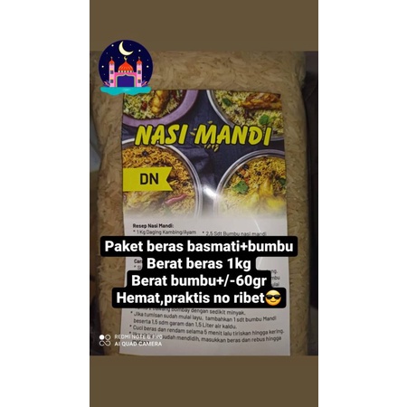 

Paket beras plus bumbu nasi mandhi